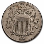 1872 Shield Nickel VF