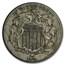 1872 Shield Nickel XF