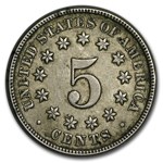 1872 Shield Nickel XF