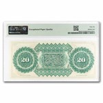 1872 South Carolina $20 Revenue Bond Scrip CU-66 EPQ PMG (CR-7)