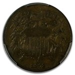 1872 Two Cent Piece Fine-12 PCGS