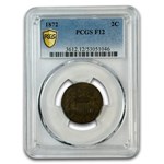 1872 Two Cent Piece Fine-12 PCGS