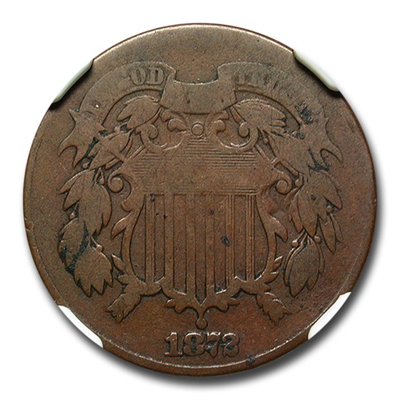 1872 Two Cent Piece Good-6 NGC (Brown) 1872 Two Cent Piece Good-6 NGC (Brown)