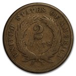 1872 Two Cent Piece Good