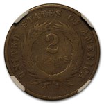 1872 Two Cent Piece VG-8 NGC