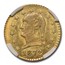 1872 Washington Head 25 Cent Gold Round MS-65 NGC (BG-818)