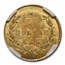 1872 Washington Head 25 Cent Gold Round MS-65 NGC (BG-818)