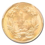 1873 $1 Indian Head Gold MS-64 PCGS (Open 3)