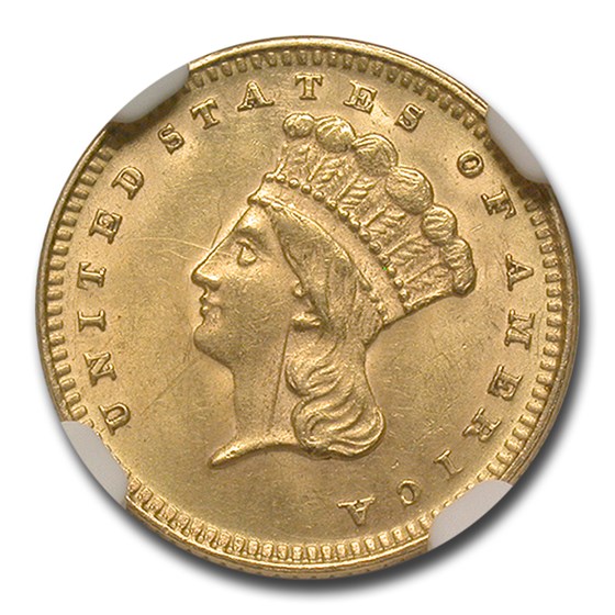 1873 $1 Liberty Head Gold MS-61 NGC (Open 3) 1873 $1 Liberty Head Gold MS-61 NGC (Open 3)