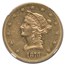 1873 $10 Liberty Gold Eagle AU-55 NGC
