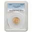 1873 $2.50 Liberty Gold Quarter Eagle Closed 3 MS-62 PCGS