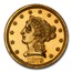 1873 $2.50 Liberty Gold Quarter Eagle PR-63 PCGS CAC (GILT J1333)