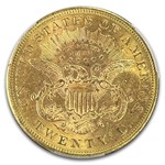 1873 $20 Liberty Gold Double Eagle Closed 3 MS-61 PCGS CAC