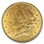 1873 $20 Liberty Gold Double Eagle Open 3 AU-58 PCGS