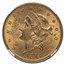 1873 $20 Liberty Gold Double Eagle Open 3 MS-62+ NGC CAC