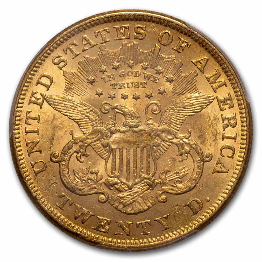 Buy 1873 Liberty Gold Double Eagle MS-62 | APMEX