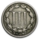1873 3 Cent Nickel Closed 3 Fine