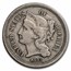1873 3 Cent Nickel Open 3 VF