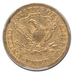 1873 $5 Liberty Gold Half Eagle AU-55 PCGS (Open 3)