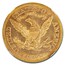1873 $5 Liberty Gold Half Eagle MS-61 NGC