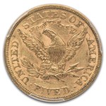1873 $5 Liberty Gold Half Eagle MS-61 PCGS (Closed 3)