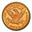 1873 $5 Liberty Gold Half Eagle MS-66 NGC (Closed 3)