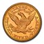 1873 $5 Liberty Gold Half Eagle MS-66 NGC (Closed 3)