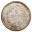 1873-A France Hercules Silver 5 Francs MS-65+ PCGS