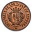 1873 Andorra 10 Centimos PF-66 NGC (Brown)