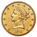 1873-CC $10 Liberty Gold Eagle AU-53 NGC