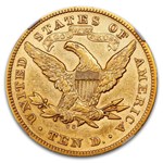 1873-CC $10 Liberty Gold Eagle AU-53 NGC