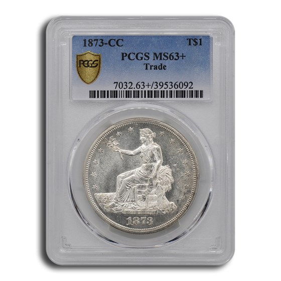 1873-CC Trade Dollar MS-63+ PCGS 1873-CC Trade Dollar MS-63+ PCGS
