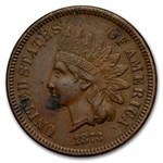 1873 Indian Head Cent Closed 3 AU (Details)