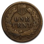 1873 Indian Head Cent Closed 3 Good