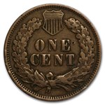 1873 Indian Head Cent Closed 3 VF