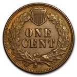 1873 Indian Head Cent Open 3 AU