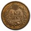 1873 Indian Head Cent Open 3 AU