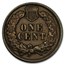 1873 Indian Head Cent Open 3 VF