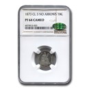 1873 Liberty Seated Dime PF-64 Cameo NGC CAC (Closed 3 No Arrows) 1873 Liberty Seated Dime PF-64 Cameo NGC CAC (Closed 3 No Arrows)