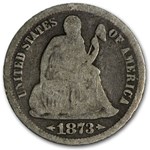 1873 Liberty Seated Dime w/Arrows Good
