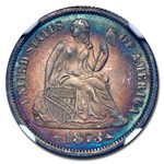 1873 Liberty Seated Dime w/Arrows PF-67 NGC
