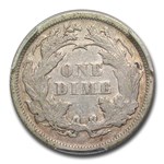 1873 Liberty Seated Dime XF-40 PCGS (Open 3)