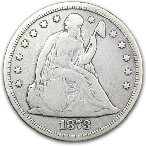 1873 Liberty Seated Dollar VG 1873 Liberty Seated Dollar VG