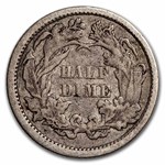 1873 Liberty Seated Half Dime VG
