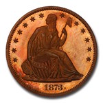 1873 Liberty Seated Half Dollar Pattern PR-66 PCGS (Red, J-1272)
