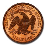 1873 Liberty Seated Half Dollar Pattern PR-66 PCGS (Red, J-1272)