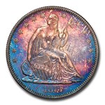 1873 Liberty Seated Half Dollar PR-67 PCGS (No Arrows, Closed 3)
