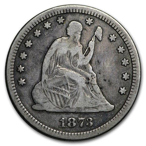 1873 Liberty Seated Quarter Fine (Open 3) 1873 Liberty Seated Quarter Fine (Open 3)