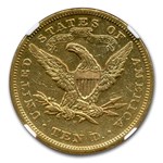 1873-S $10 Liberty Gold Eagle AU-53 NGC
