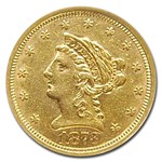 1873-S $2.50 Liberty Gold Quarter Eagle AU-55 NGC